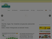 Tablet Screenshot of ein-herz-fuer-bio.org